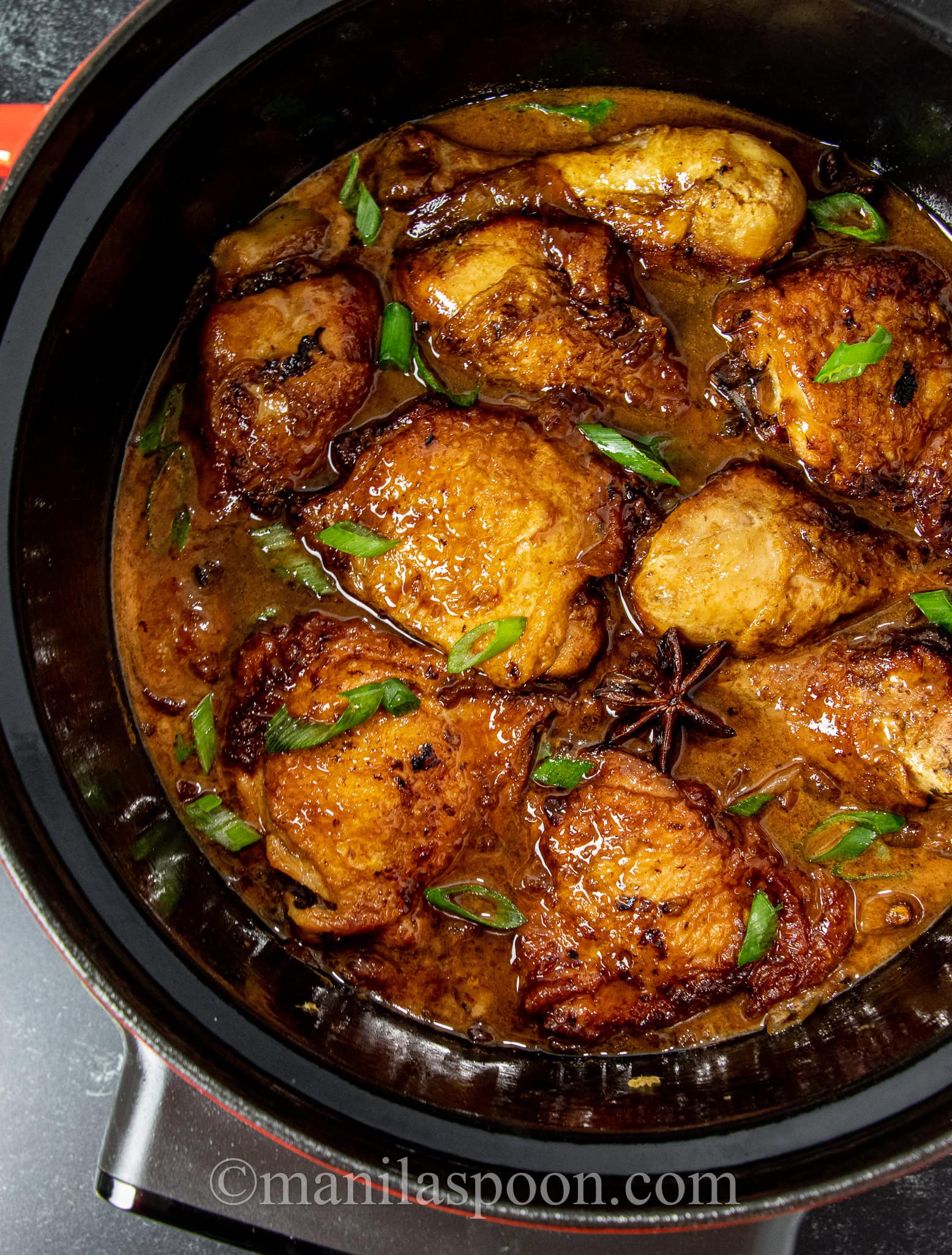 Slow Cooker Red-Cooked Chicken